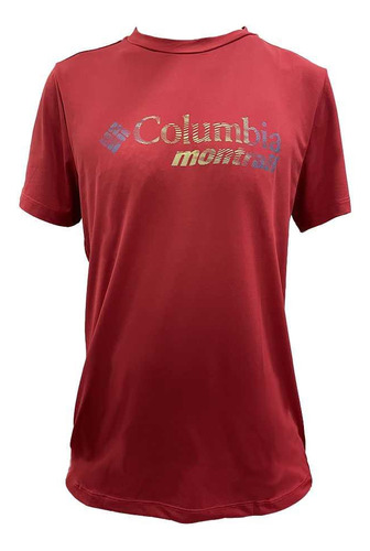 Camiseta Columbia Neblina Montrail Vermelho Masculino