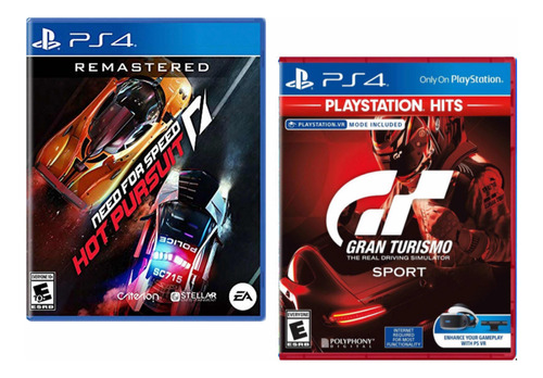 Combo Pack Need For Speed Hot + Gran Turismo  Ps4 Nuevos*