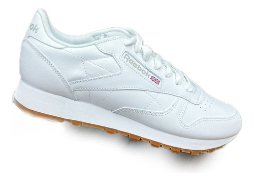 Tenis Reebok Clase Leather Suela De Liga Blancos Originales