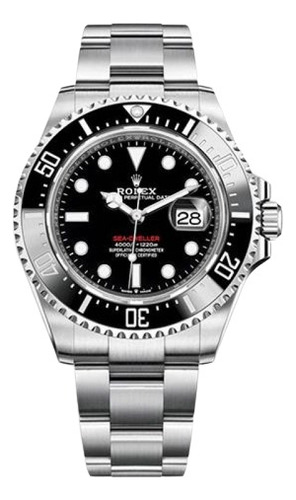 Relógio Masculino Rolex Sea Dweller Preto Na Caixa
