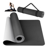 Tapete De Yoga Portátil Ejercicio Pilates Fitness Grueso Mat