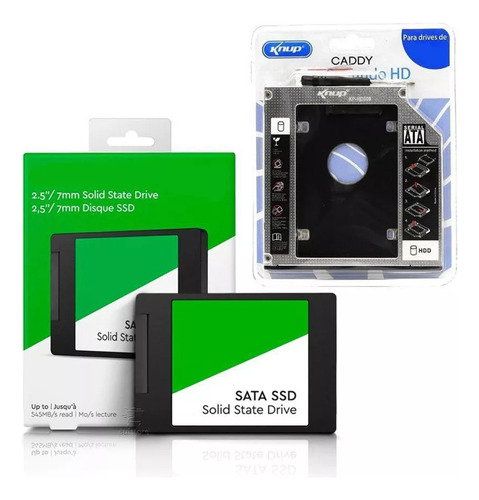 Ssd Hd 120gb +caddy Para Notebook Acer  5350-2645