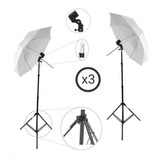 Kit De Luces Para Estudio De Fotografía Combo X3