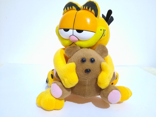 Peluche De Garfield Con Pooky 25cm Excelente Estado