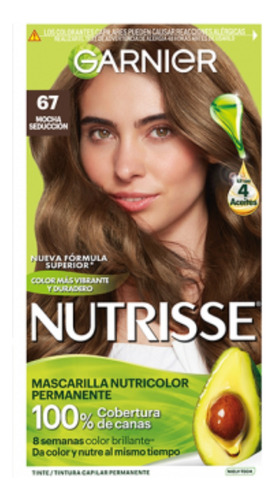 Nutrisse Completo De Coloración Permanente Tono 67 Clásico