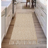 Alfombra Bohemia De Cocina, 2 Pies X 4.3 Pies, Color Cr...