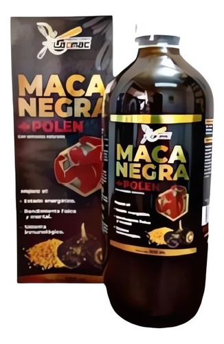 Maca Negra + Polen  Jarabe 