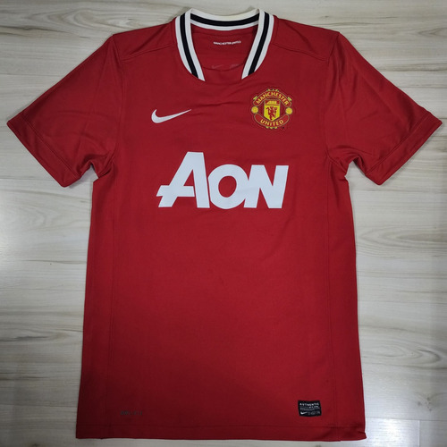 Rara Camisa Do Manchester United 2011 Nike #10 Rooney Aon