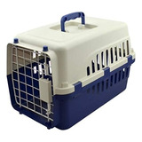 Transportadora Para Perro Y Gato Raza Pequeña Marca Sunny Color Azul Marino
