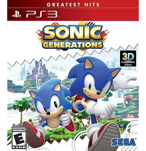 Sonic Generations Ps3 Juego Fisico Original Sellado Nuevo