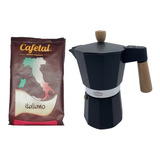 Pack Cafetera Moka Italiana + Café Especialidad A Elección