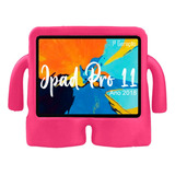 Capinha Infantil Para iPad Pro 11 A1980 Mais Vendido Cor Rosa