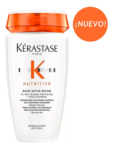 Shampoo Para Cabello Seco Kerastase Bain Satin Riche 250 Ml