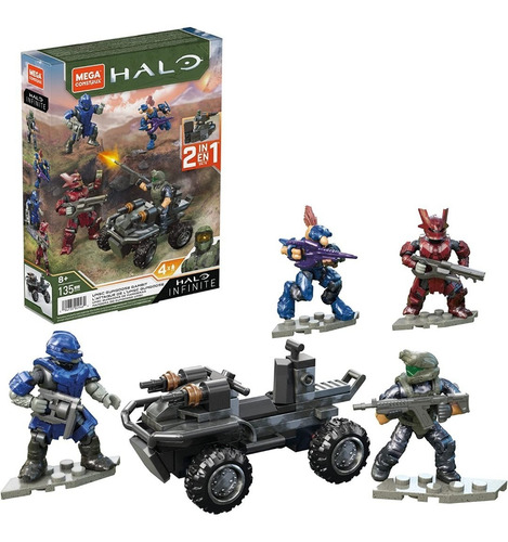 Mega Construx Halo Unsc Gungoose De Maniobras 