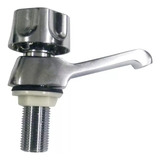 Llave Individual Para Lavabo Cromo 1610 Metalflu