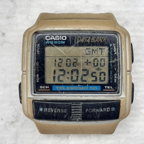 Relógio Casio Eb-2002 - Data Bank - Telememo 50 - Raridade