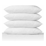 4 Almohadas Standard, Incluye 4 Fundas Con Cierre Melocotton