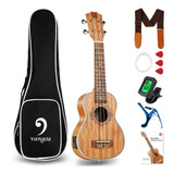 Ukelele Eléctrico Soprano Ukelele Acústico De 21 PuLG...