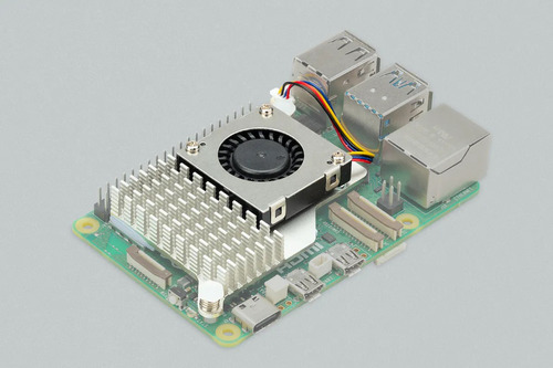 Active Cooler Oficial Dissipador Alumínio Raspberry Pi5 Pi 5