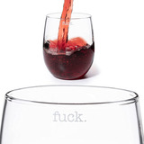 Juego Individual De Copas De Vino F*ck, Vasos Grandes De 11