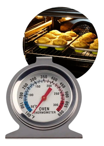 Termômetro Culinário Para Forno Até 300° A Gás E Elétrico