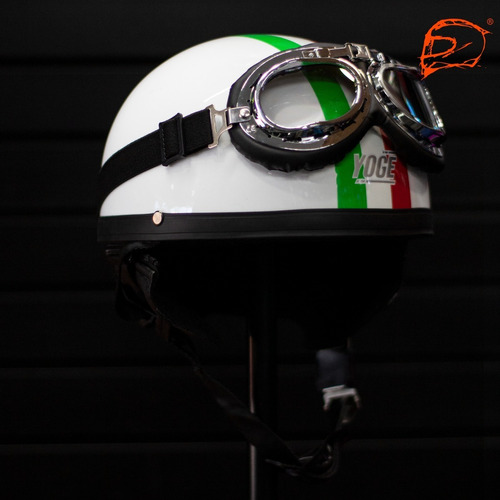 Casco Abierto Jet Retro Yoge Blanco