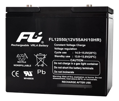 Bateria Fuli Battery Powest Titan Sellada 12v-55ah