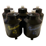 Paquete De 5 Piezas Mini Rotoplas | Rotochela Negra 500ml