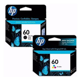 Kit 2 Cartucho Hp 60 (cc640w + Cc643w) Frete Grátis! 