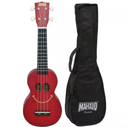 Ukelele Soprano U-smile Mahalo Trd  Rojo + Funda