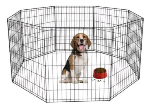 Corral De Metal Plegable Ideal Para Mascotas 90cm Talla L