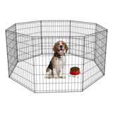 Corral De Metal Plegable Ideal Para Mascotas 90cm Talla L