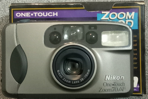 Cámara Nikon One-touch Zoom70af(reparar Flash)no Envio)
