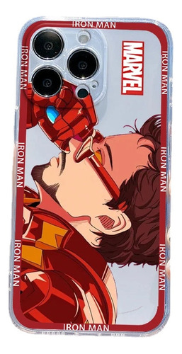 Funda De Teléfono Marvel Iron Man Tony Stark Para iPhone 14,