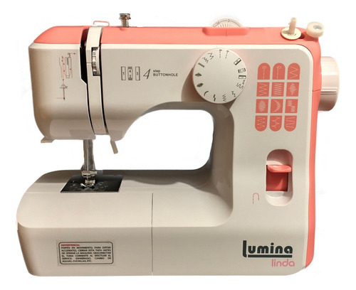 Máquina De Coser Recta Lumina Linda 220v Pie Falso Overlock