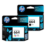 Cartuchos Hp 664 Negro Y 664 Color Originales