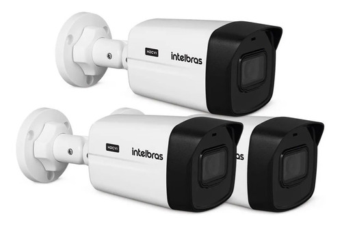 Kit 3 Camera Vhd 5830 B 4k - 2,8mm Ir 30m - Intelbras