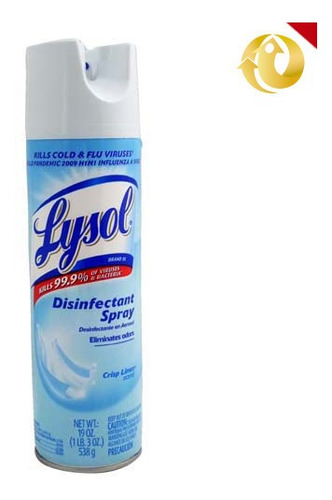Spray Desinfectante Lysol Elimina 99,9 - L a $29900