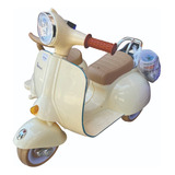 Moto Vespa Sobre Ruedas Para 2 Pasajeros Niños 