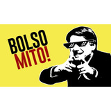 Bandeira Bolsonaro Bolsomito 1x1,45m