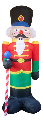 ' 8 Ft Cascanueces Navidad Inflable Vacaciones Decoraciones