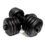 Set De Mancuernas Juego De Pesas 3.5 Kg Gym 2 Unidades Color Negro