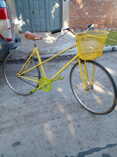 Bicicleta Vintage Con Canasto