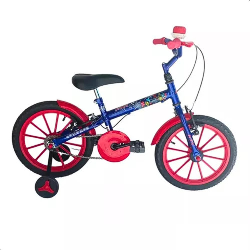Bicicleta Infantil Com Rodinha E Cesta Aro 16 Para Criança