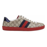 Tenis Gucci Monogram Con Suela Roja