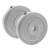 Sol Fitness 10 Kg En Discos Pesas Diámetro 30mm (2x5 Kg C/u)