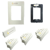 Pack 10 Llave De Luz Armada 3 Puntos Sica Silight Brava