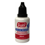 Tinta Trabi 30ml Recarga P/ Marcador Permanente Al Solvente Color Negro