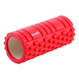 Rodillo Masajes Muscular Foam Roll Rehabilitacion Miofascial Rojo