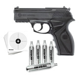 Pistola Wingun Esportiva C11 4,5mm 5cáp. Co2 1pac. Alvo 5un